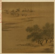 辽宁博物馆 藏画_18-惠崇-沙汀烟树图-图