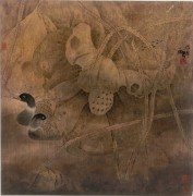 近现代书画 2000 幅_陈湘波-荷秋籁-X 64×65