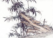 近现代书画 2000 幅_佚名 古树图册huaniaohua3_218