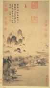 中国历代名画-宋代_宋 赵佶 溪山秋色图轴 纸本 81×47 （缩）