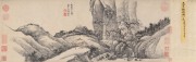 中国历代名画-清代_清 王翚 观梅图91.5-29cm 