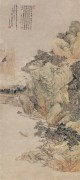 中国历代名画-清代_清 王翚 唐寅诗意图125-56cm