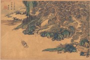中国历代名画-清代_清 王时敏 书画十六开-4 纸本 48x32 